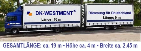 Abbildung 40t-LKW mit Anhänger