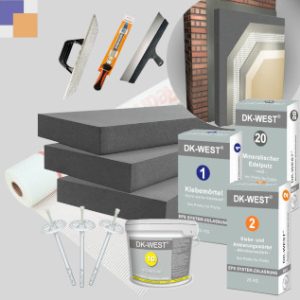 Fassadendämmung als EPS 031/032 Dämmpaket